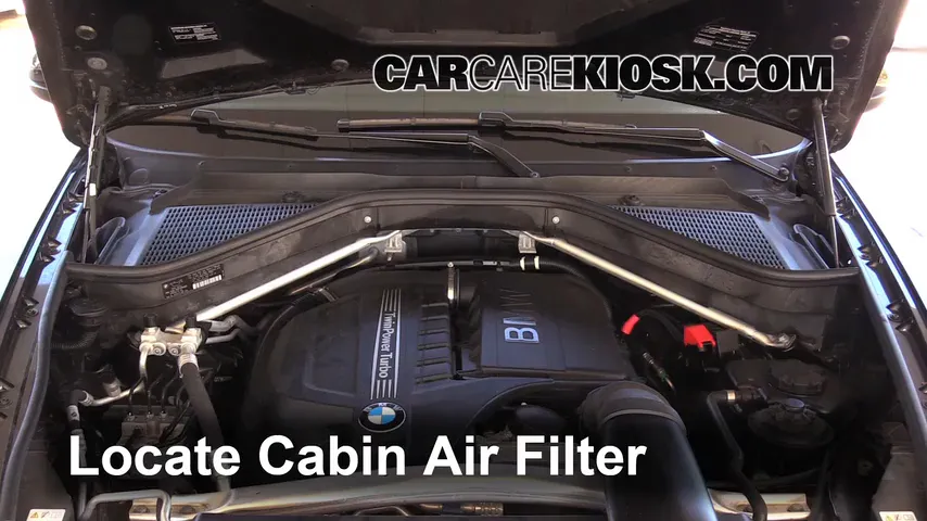 2013 BMW X5 xDrive35i 3.0L 6 Cyl. Turbo Air Filter (Cabin) Replace